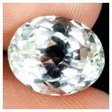 Oval Cut Natural Unheated White Topaz Brazil 7.95c