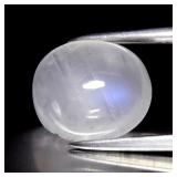 3.59ct Oval Cabochon Natural Rainbow With Luster M