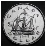 Canada Silver Dollar 1949