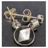 Silver Earrings And Pendant Set Retail Value