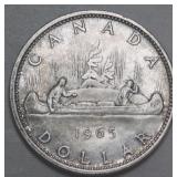 Canada Silver Dollar 1965
