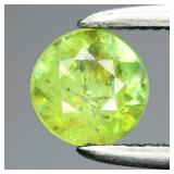 0.48ct Round Brilliant Natural Green Demantoid Gar
