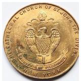 NY, CATHEDRAL CHURCH of ST. JOHN THE DIVINE Medal