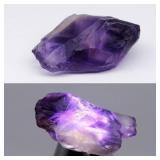 15.56ct 21.7x14.7mm Rough Natural Purple Amethyst