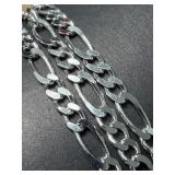 Silver 8.6g 24 In Italian Rhodium Chain