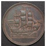 Canada PE-10-31 Ships Colonies & Commerce Token  B