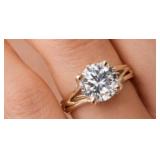 APPR $2500 10K Gold 1.45g Lab Diamond mond 0.55ct