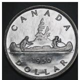 Canada Silver Dollar 1950 SWL