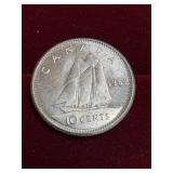 Canadian Silver Coin 2.37g 10ï¿½ Denomination