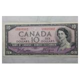 Canada $10 1954 Banknote BC-32b Devil's Face
