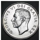 Canada Silver Dollar 1952 Uncirculated