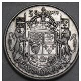 Canada 50 Cents 1947 Curved 7