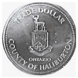 1983 County of Haliburton Ontario Trade Dollar