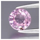0.31ct 4mm VS Round Natural Pinkish Purple Malaya