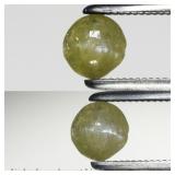0.73ct Semi-Round Cabochon Natural Green Cat's Eye