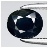0.65ct 5.5x4.5mm Oval Natural Green Blue Sapphire