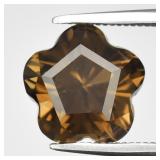 2.03ct 8.5x8.5mm VS Fancy Natural Smoky Quartz - B