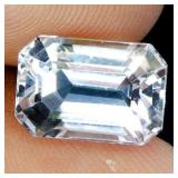 Octagon Cut Natural Peach Pink Kunzite Afghanistan