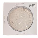 Silver 1950 Canada $1 Voyageur Coin