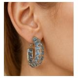 Silver 2.1g Blue Sapphire App 1.56ct