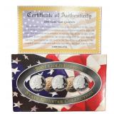 2000 US Gold Edition State Quarter Collection