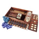 1860s Gamblerï¿½s Traveling Poker Game Case
