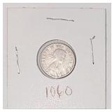Silver 1954 Canada 10ï¿½ Coin