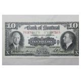 Bank of Montreal $10 Banknote 1935 505-60-04