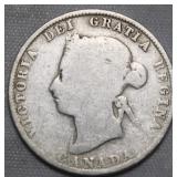 Canada 25 Cent 1872H
