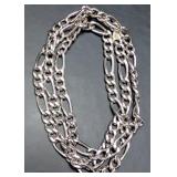 Silver 8.37g Hollow Rhodium Plated Italy Made