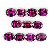 Oval Cut Natural Pink Raspberry Rhodolite Garnet 4