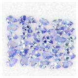 Pear Cut Natural Unheated Violet Blue Tanzanite 36
