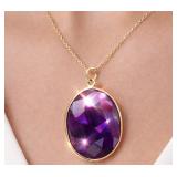 10K Gold 1.42g Natural Ruby 5ct Pendant