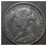 Canada New Brunswick Large Cent 1861