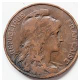 France 1903, 10 CENTIMES coin 30mm