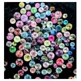 Fancy Color Tourmlaine 0.5-2mm 2ct Gemstone
