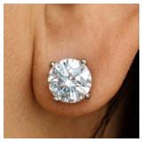APPR $2325 10K Gold 1.43g Lab Diamond 2.25ct Earri
