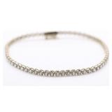 APPR $3700 Diamond 14Kt Gold Bracelet