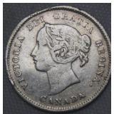 Canada 5 Cents 1891 Obv 2