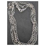 Silver 8.65g Necklace 24' Retail Value $170