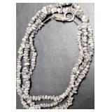 APPR $500 Natural Diamond 17ct Necklace 16' Apprai
