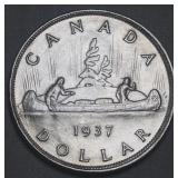 Canada Silver Dollar 1937