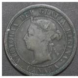 Canada Large Cent 1890H