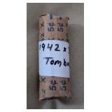 1942 Tombac Nickel Roll (32 Coins)