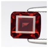 1.45ct VS Octagon Natural Reddish Pink Rhodolite G