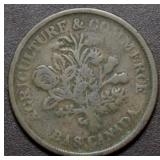 Cda Token LC-5A3 Montreal Un Sou 1/2 Penny Br715