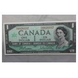 Canada $1 Banknote 1967 BC-45b Beattie Rasminsky