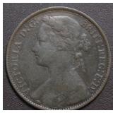 Great Britain Victoria 1876 Penny