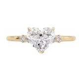 2ct Simulated Diamond CZ 14k Gold Plated Ring S7