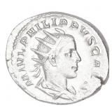 Philip II AR Double Denarius Ancient Roman Coin